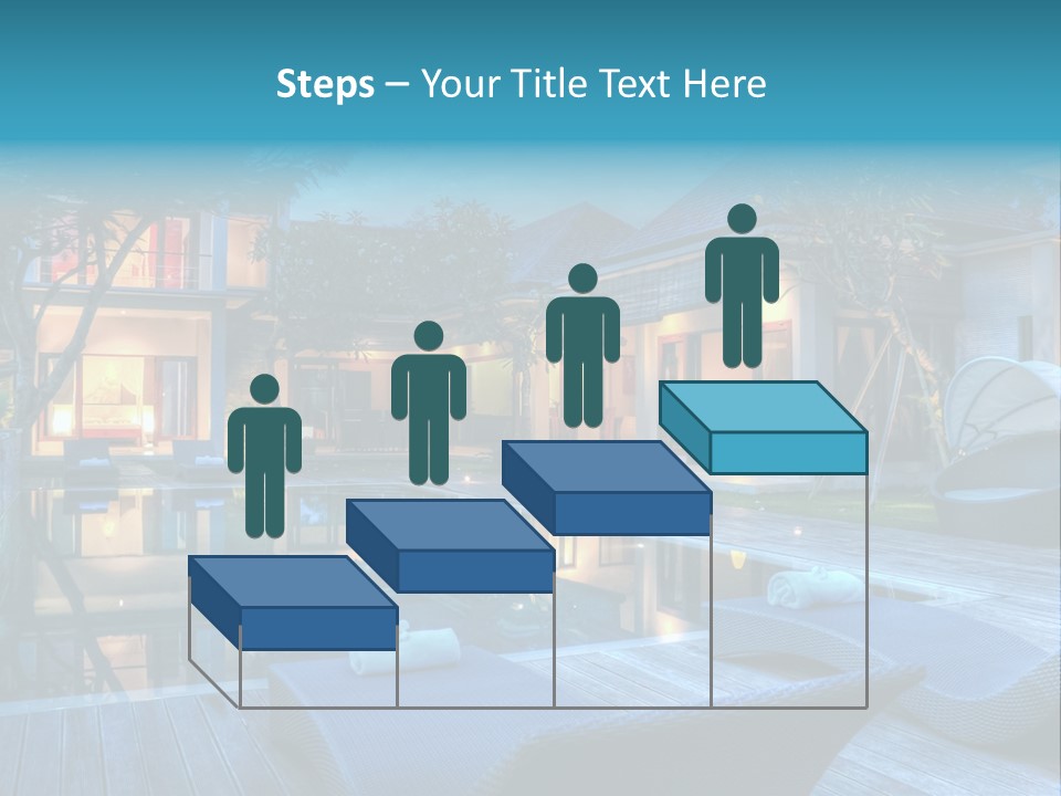 Lifestyle Peaceful Sand PowerPoint Template