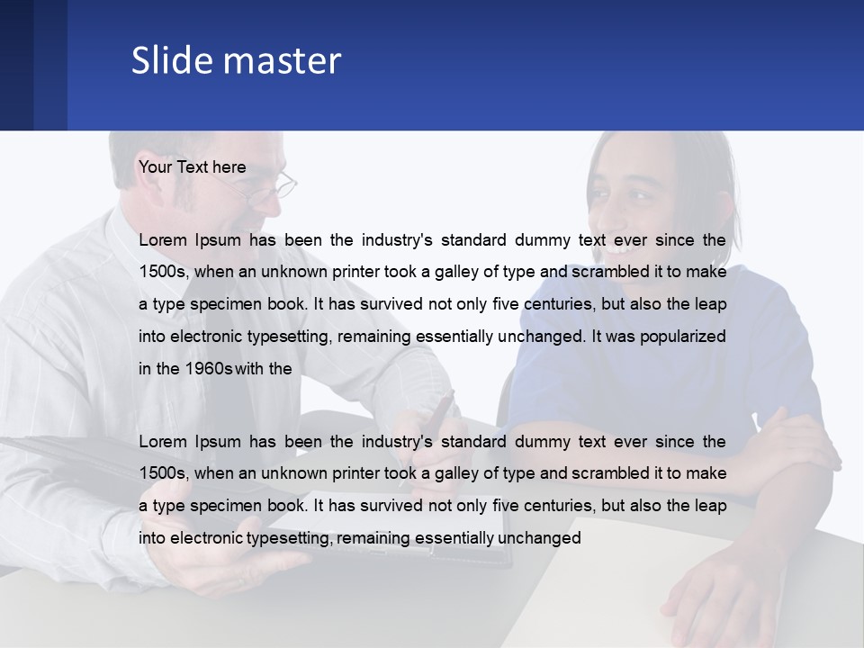 Mother Sea Beach PowerPoint Template