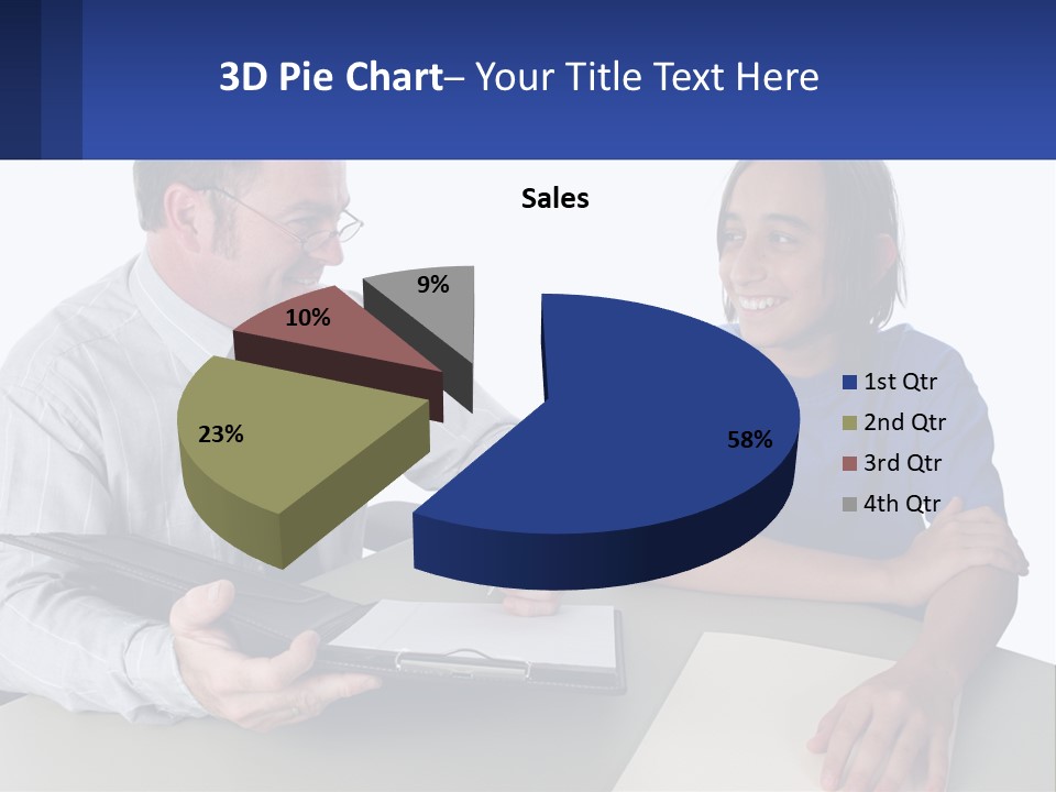 Mother Sea Beach PowerPoint Template