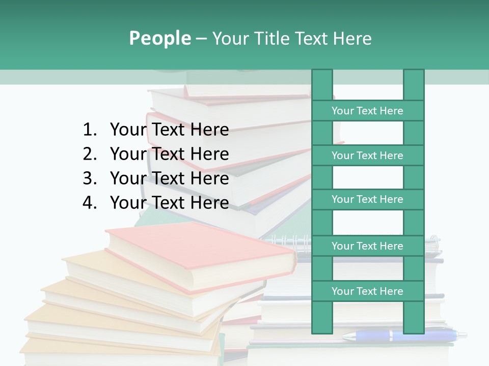 Caucasian Older Coastal PowerPoint Template