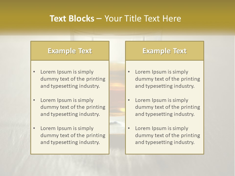 Water Lifestyle Sea PowerPoint Template