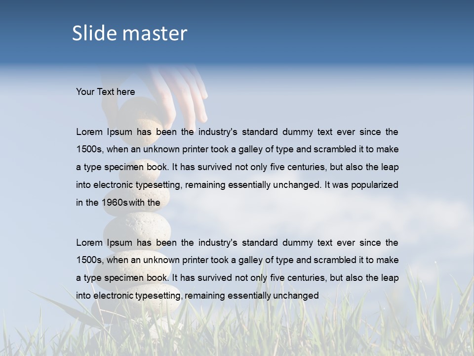 Retired Calm Family PowerPoint Template