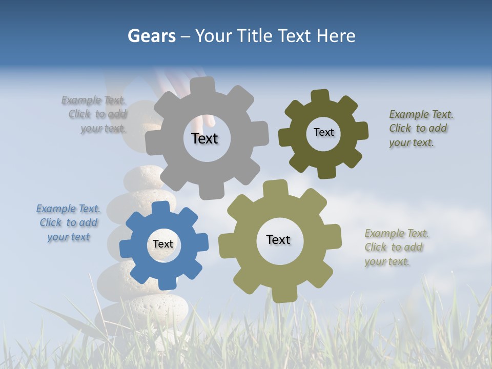 Retired Calm Family PowerPoint Template