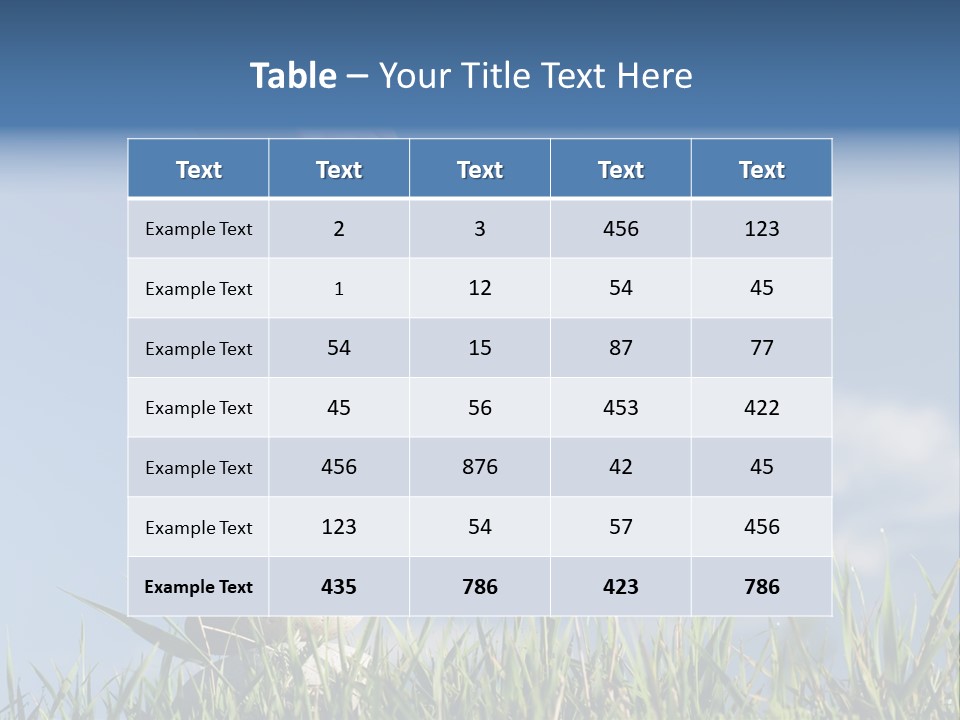 Retired Calm Family PowerPoint Template