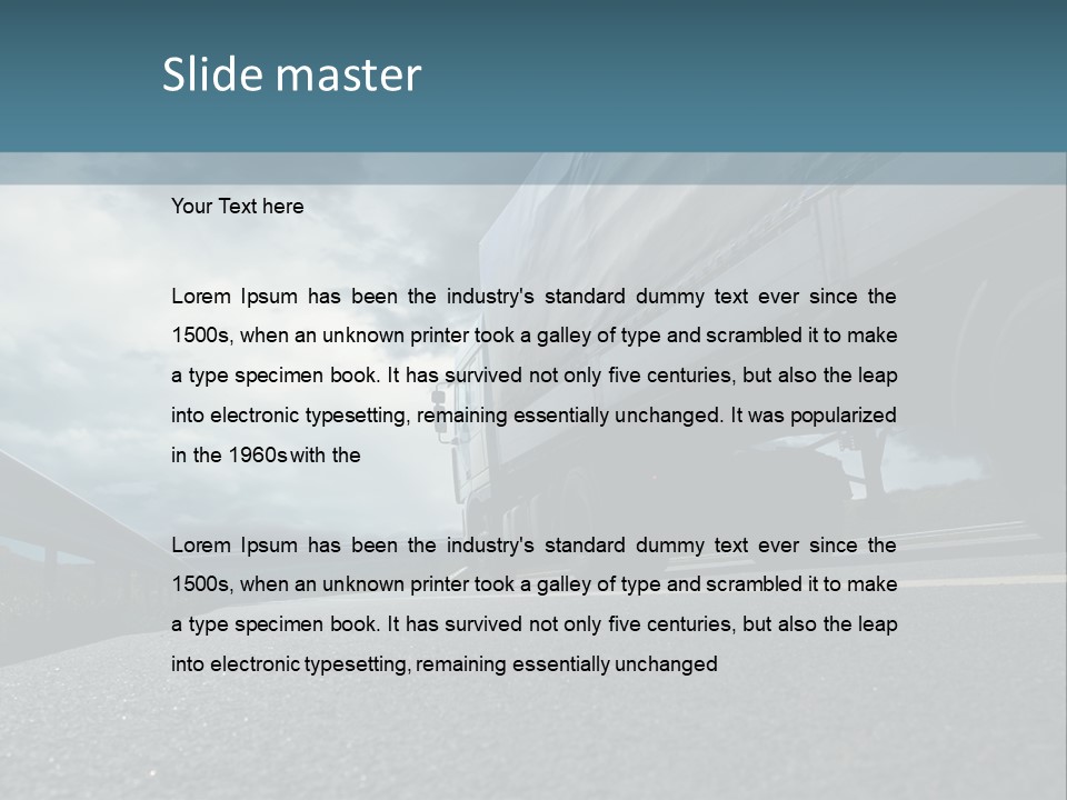 Beach White Lifestyle PowerPoint Template