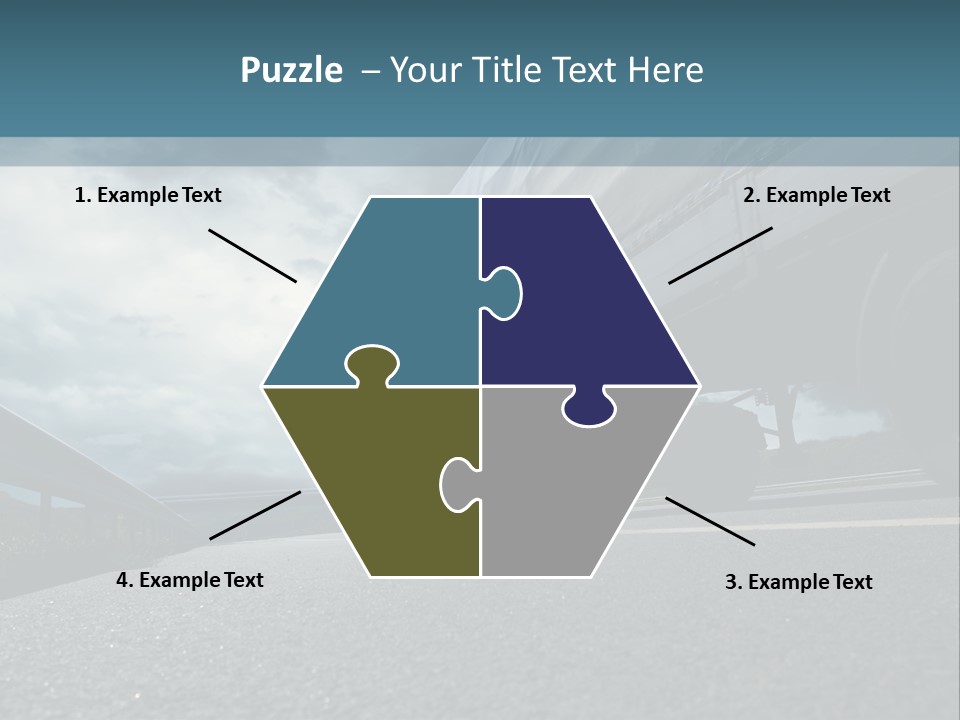 Beach White Lifestyle PowerPoint Template