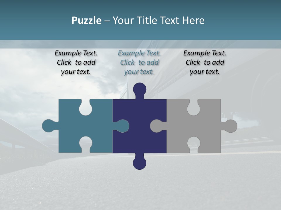 Beach White Lifestyle PowerPoint Template