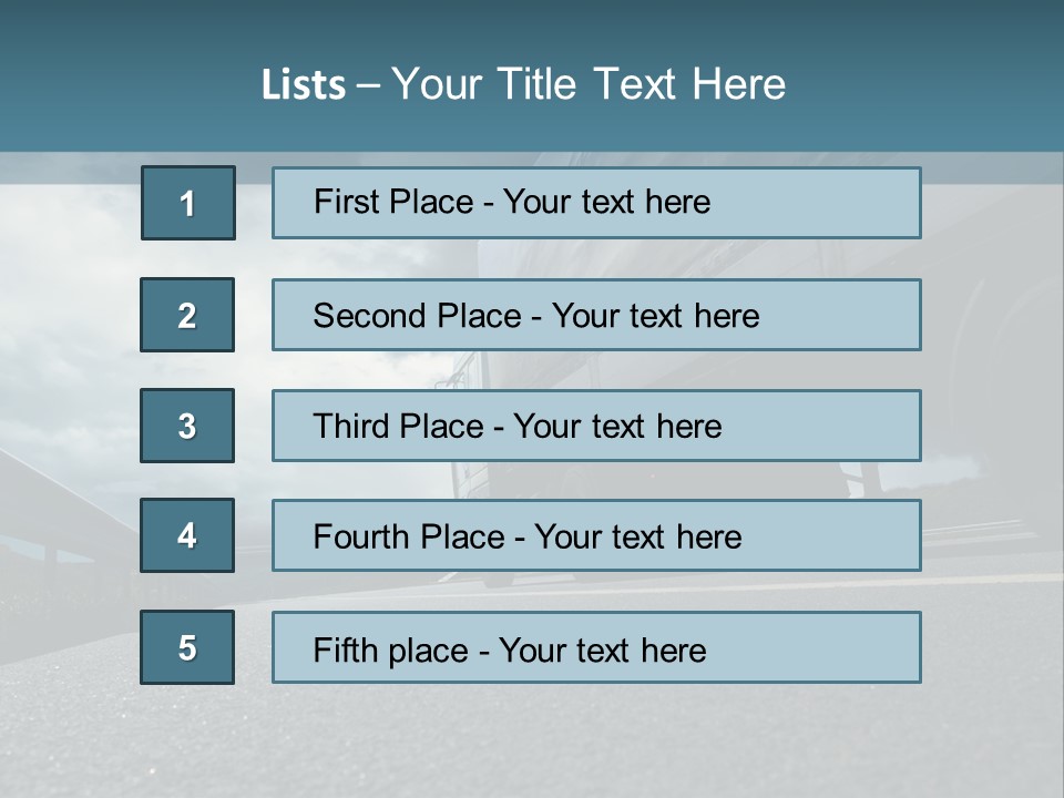 Beach White Lifestyle PowerPoint Template