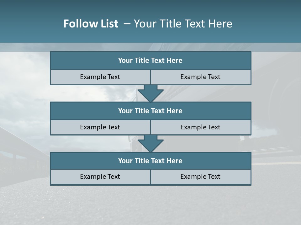 Beach White Lifestyle PowerPoint Template