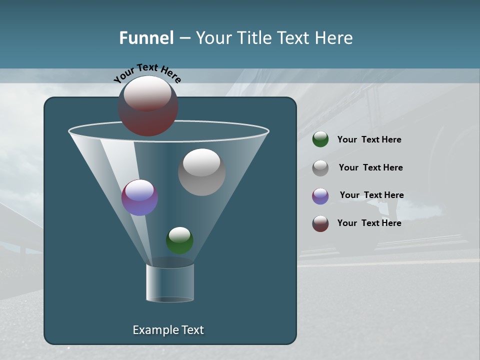 Beach White Lifestyle PowerPoint Template