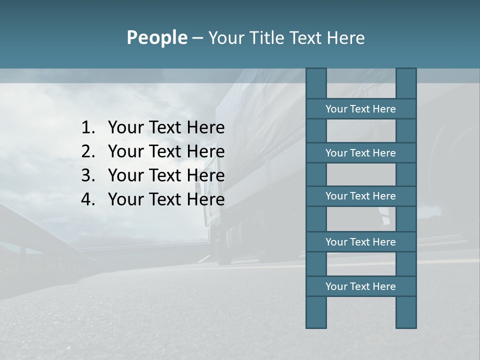 Beach White Lifestyle PowerPoint Template