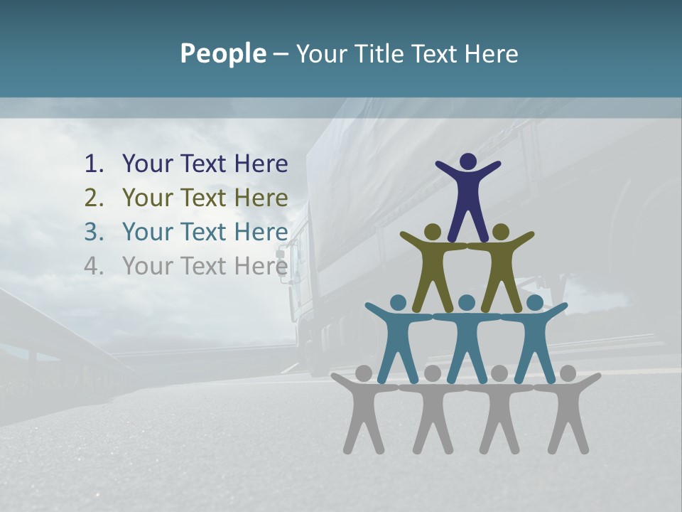 Beach White Lifestyle PowerPoint Template