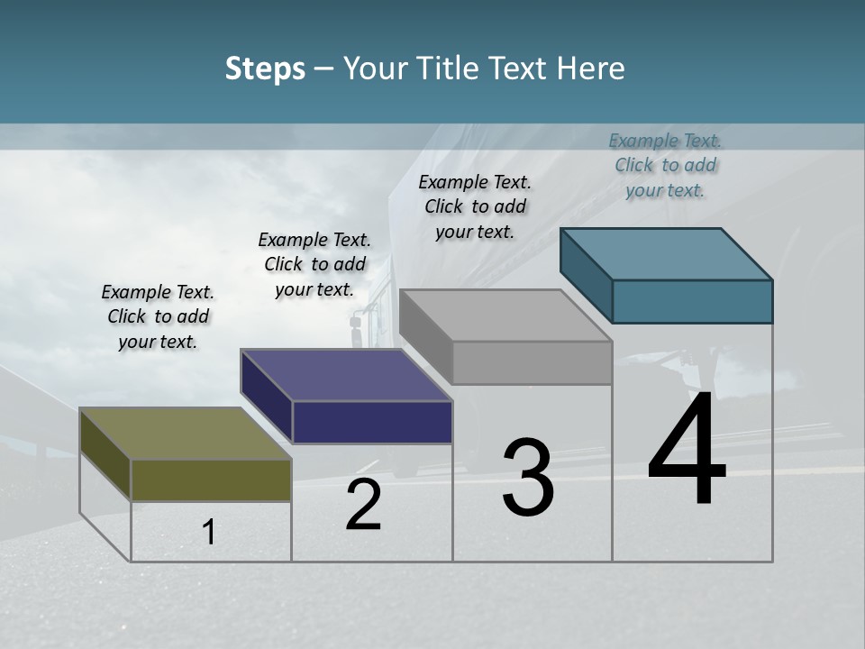 Beach White Lifestyle PowerPoint Template