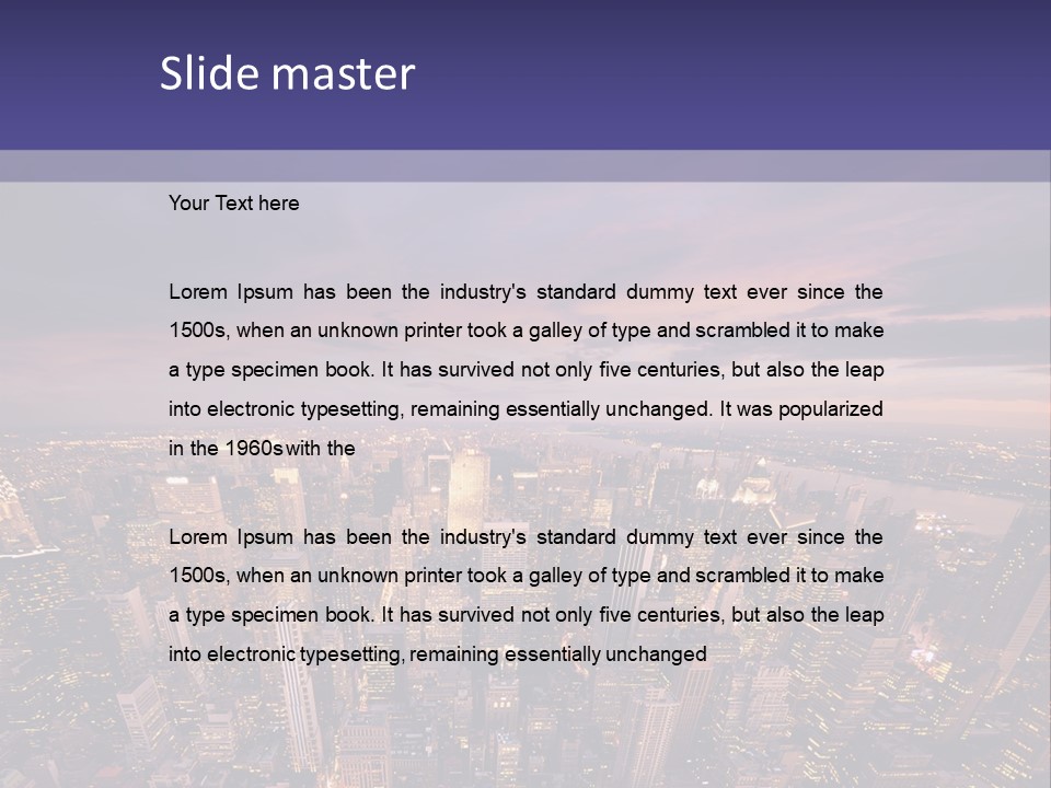 Senior Ocean Sand PowerPoint Template