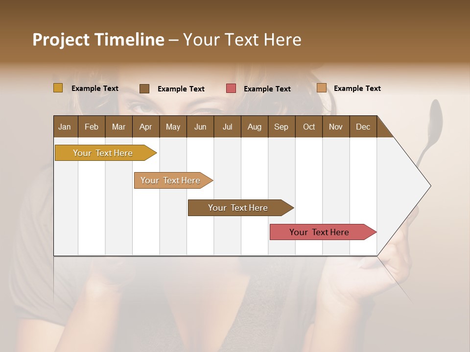 Peaceful Life Sunrise PowerPoint Template