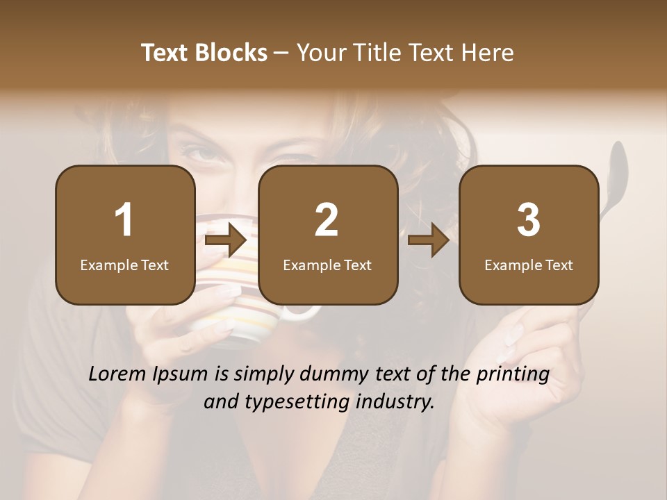 Peaceful Life Sunrise PowerPoint Template