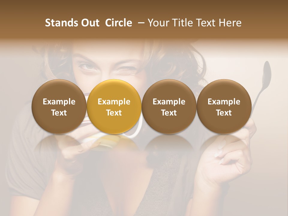 Peaceful Life Sunrise PowerPoint Template