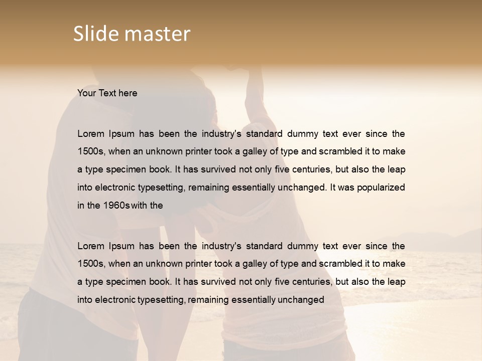 Wellness Life Ocean PowerPoint Template