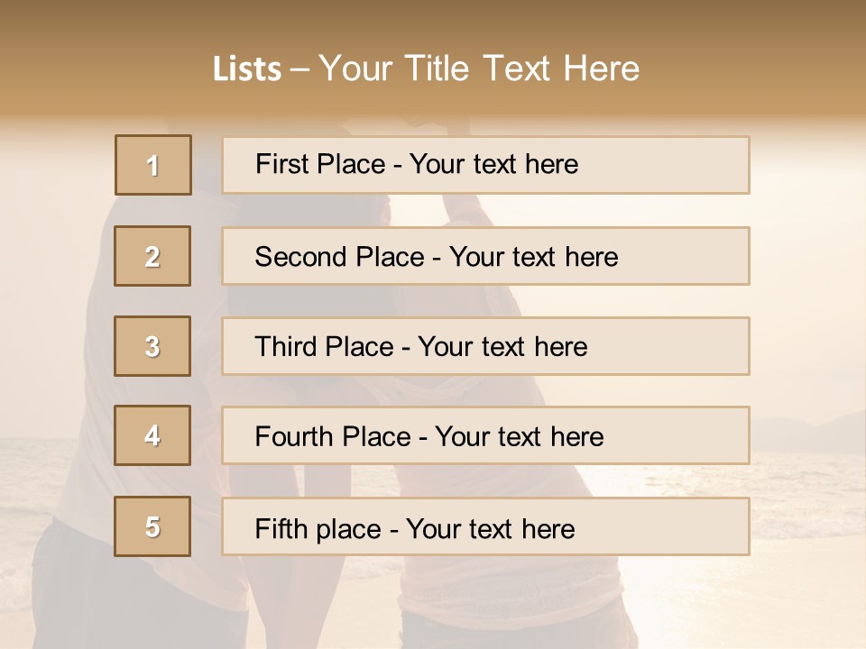 Wellness Life Ocean PowerPoint Template