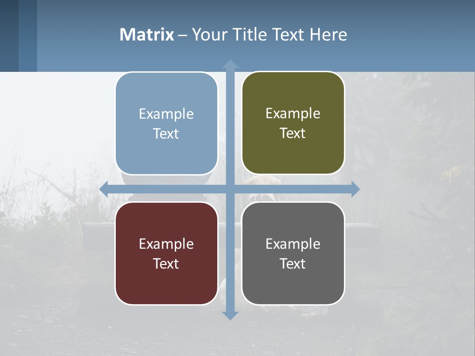Caucasian Standing Wave PowerPoint Template