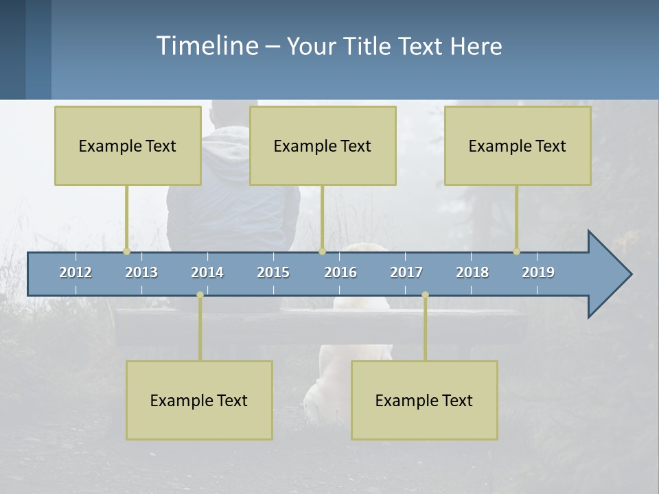 Caucasian Standing Wave PowerPoint Template
