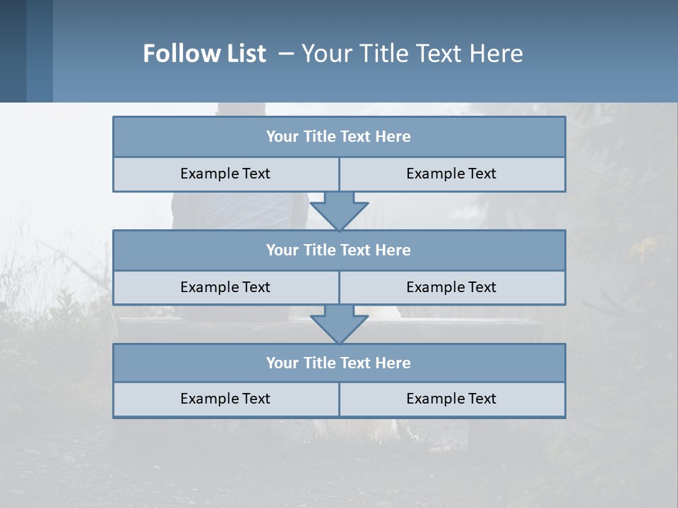 Caucasian Standing Wave PowerPoint Template