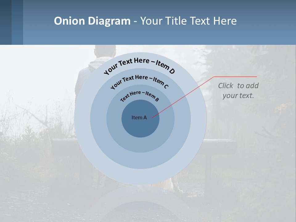 Caucasian Standing Wave PowerPoint Template