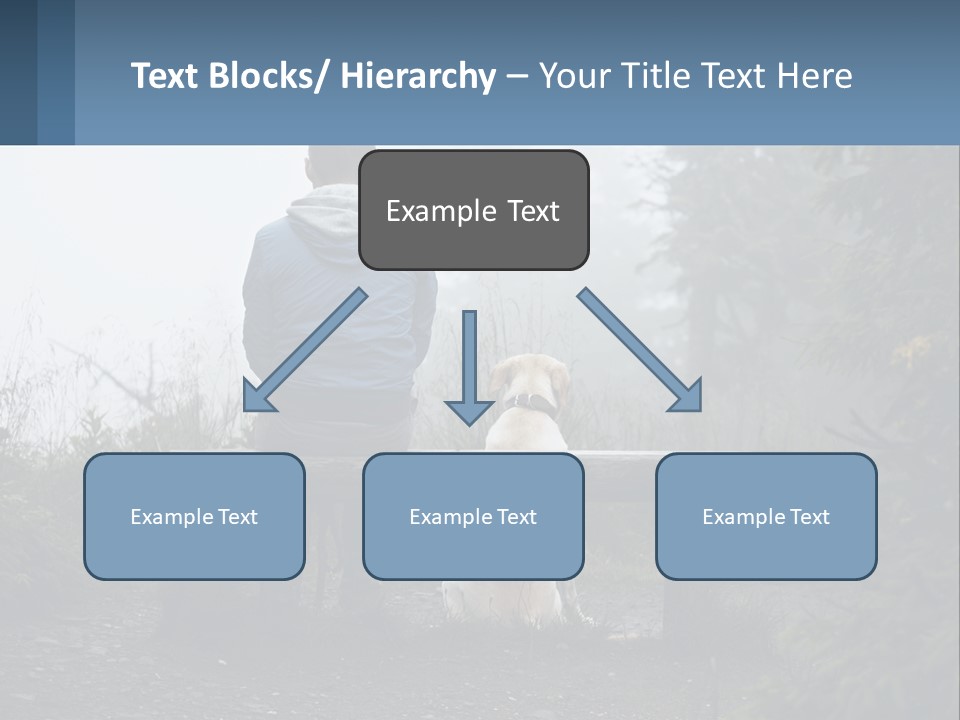Caucasian Standing Wave PowerPoint Template