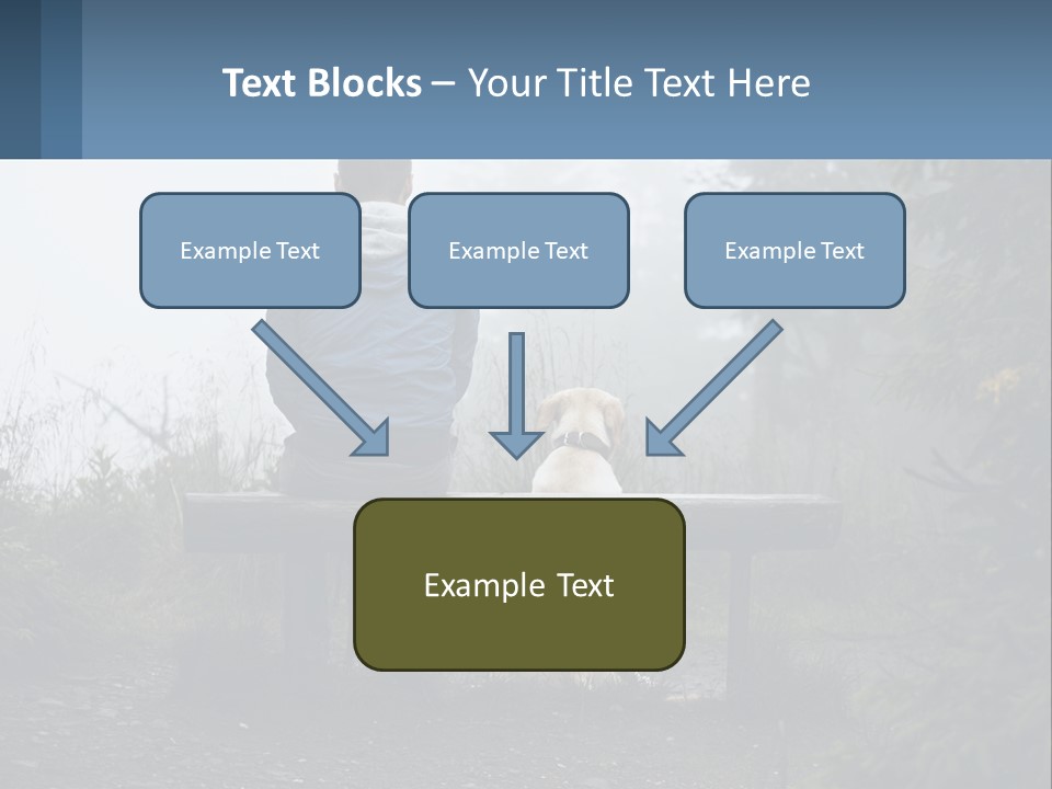 Caucasian Standing Wave PowerPoint Template