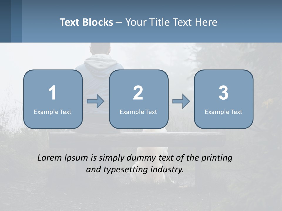 Caucasian Standing Wave PowerPoint Template