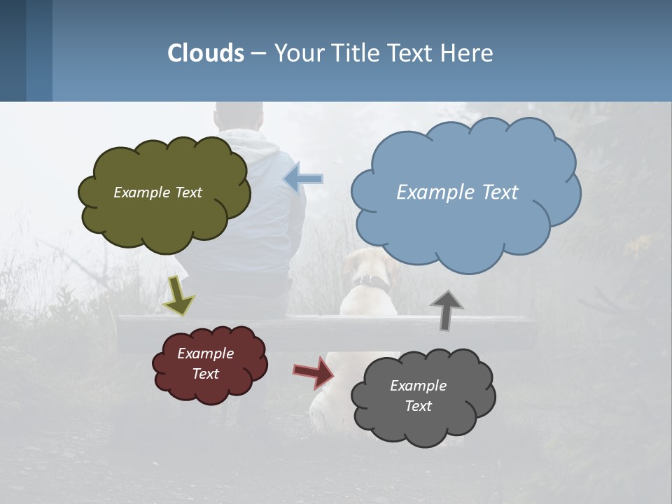 Caucasian Standing Wave PowerPoint Template