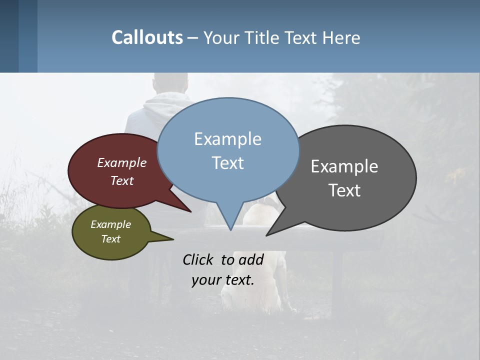 Caucasian Standing Wave PowerPoint Template