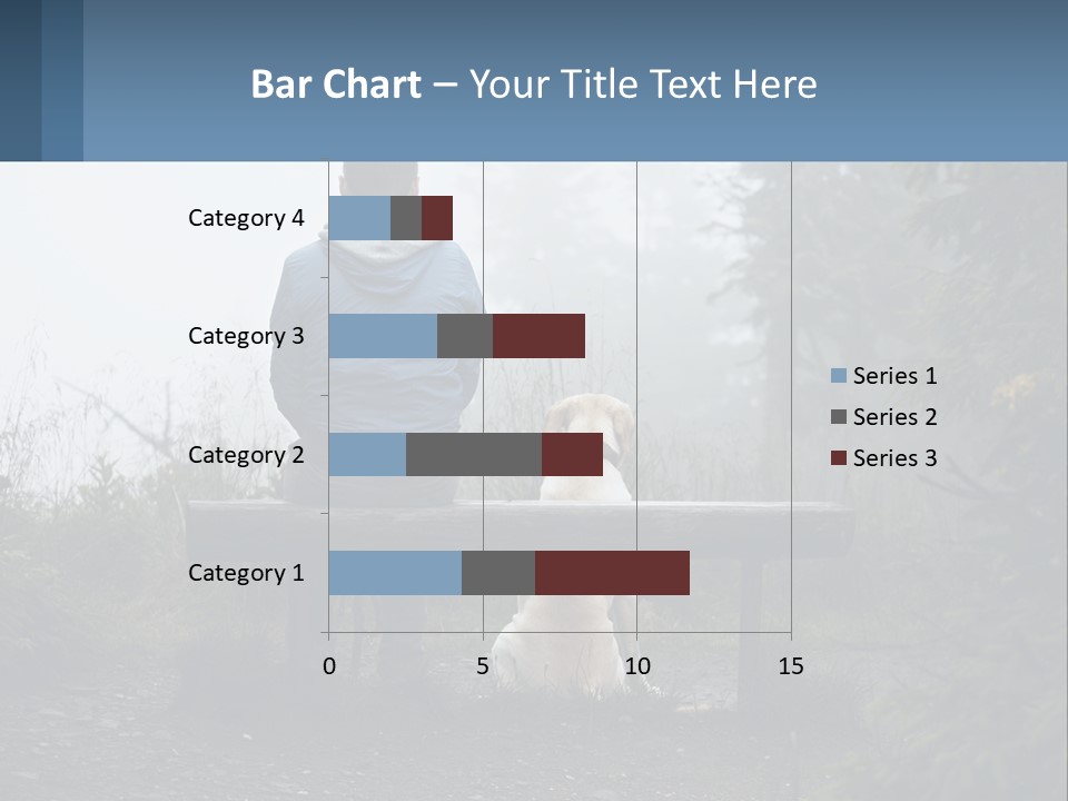 Caucasian Standing Wave PowerPoint Template