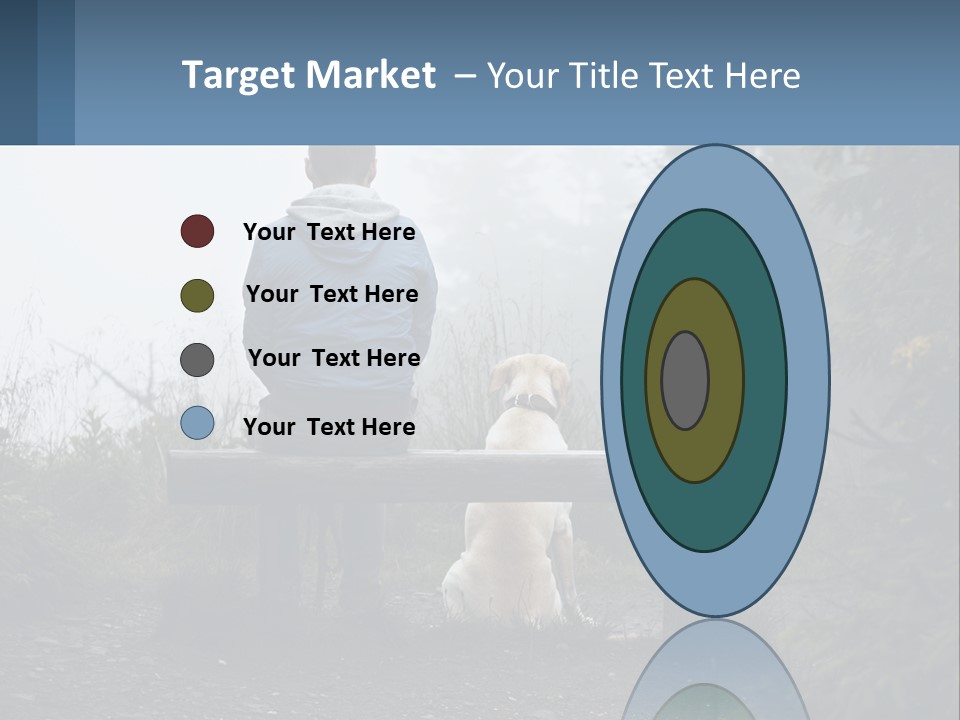 Caucasian Standing Wave PowerPoint Template