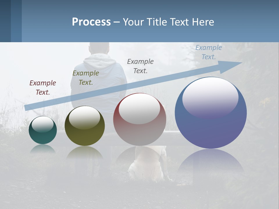 Caucasian Standing Wave PowerPoint Template