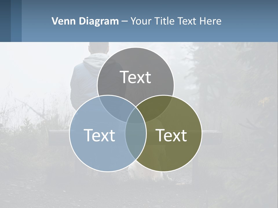 Caucasian Standing Wave PowerPoint Template
