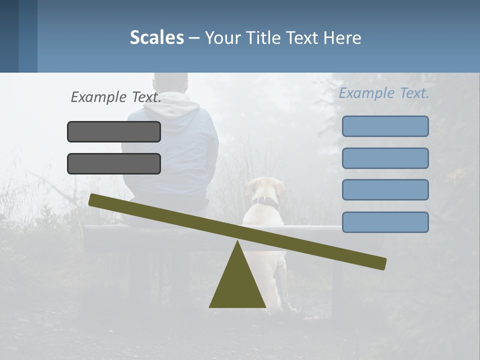 Caucasian Standing Wave PowerPoint Template