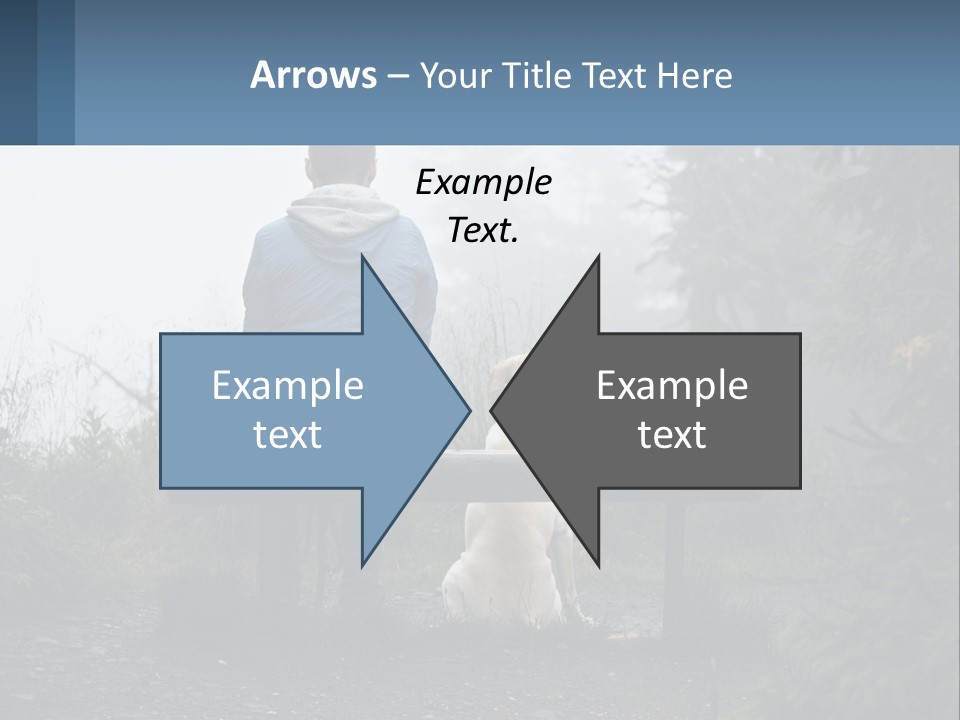 Caucasian Standing Wave PowerPoint Template