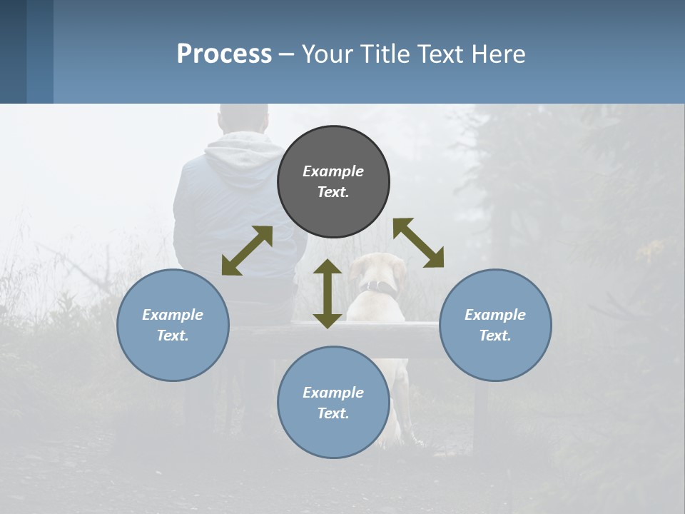 Caucasian Standing Wave PowerPoint Template