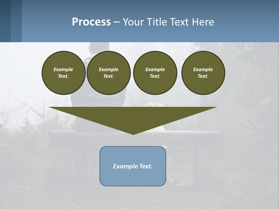 Caucasian Standing Wave PowerPoint Template