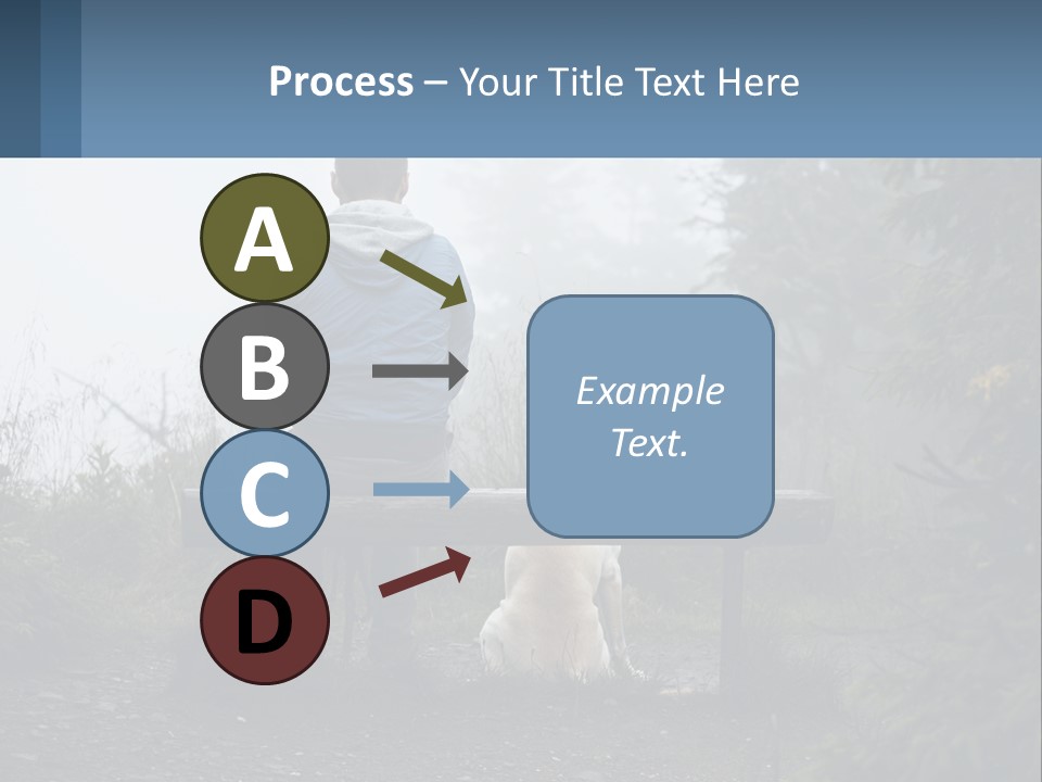 Caucasian Standing Wave PowerPoint Template