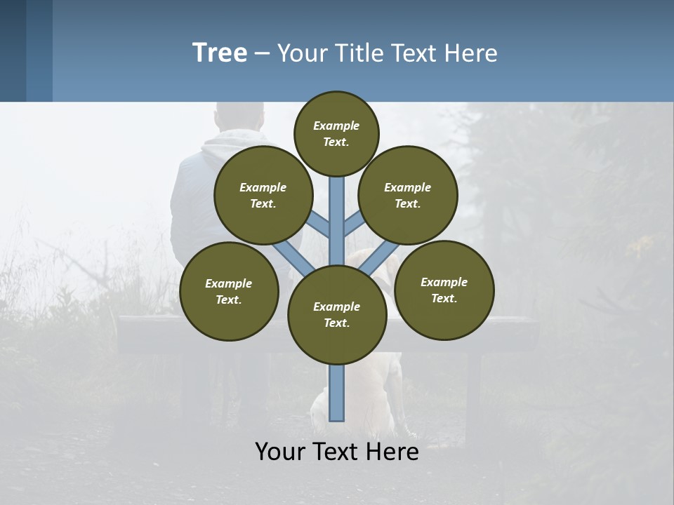 Caucasian Standing Wave PowerPoint Template