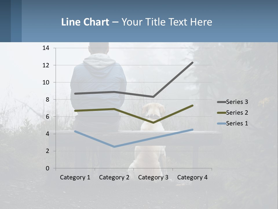 Caucasian Standing Wave PowerPoint Template