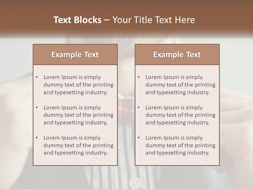 Sad Single Parent PowerPoint Template
