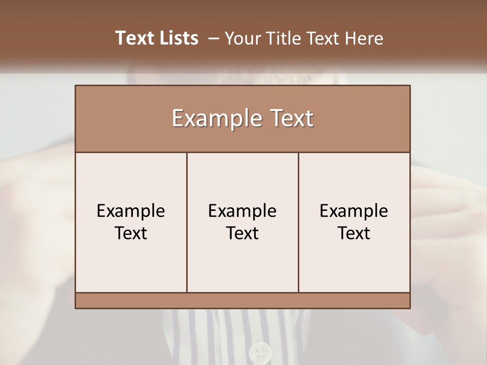 Sad Single Parent PowerPoint Template