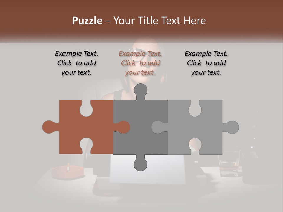 White Senior Calm PowerPoint Template