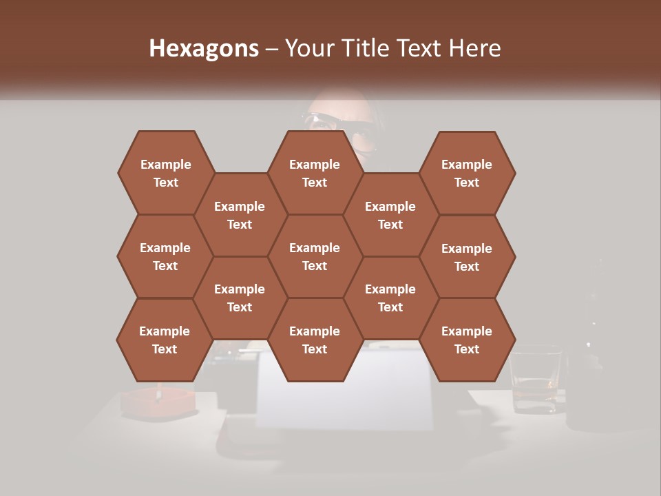 White Senior Calm PowerPoint Template