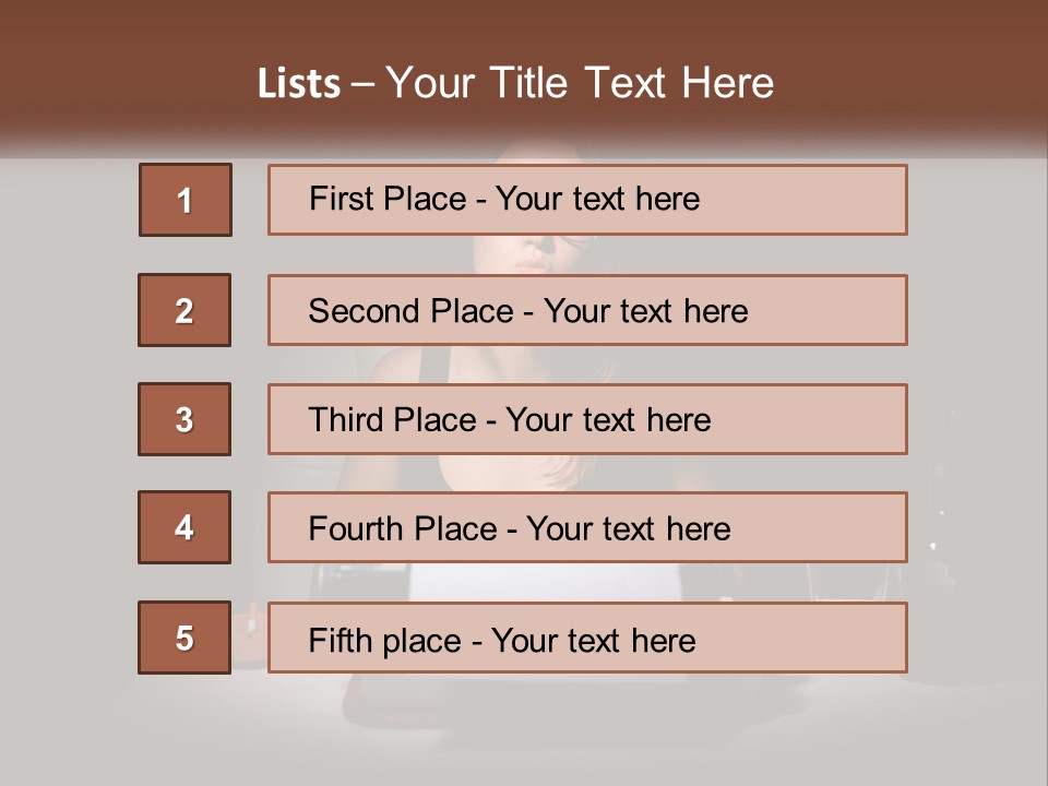 White Senior Calm PowerPoint Template