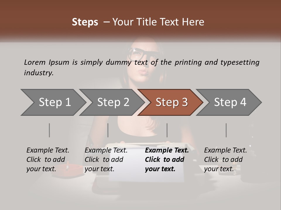 White Senior Calm PowerPoint Template