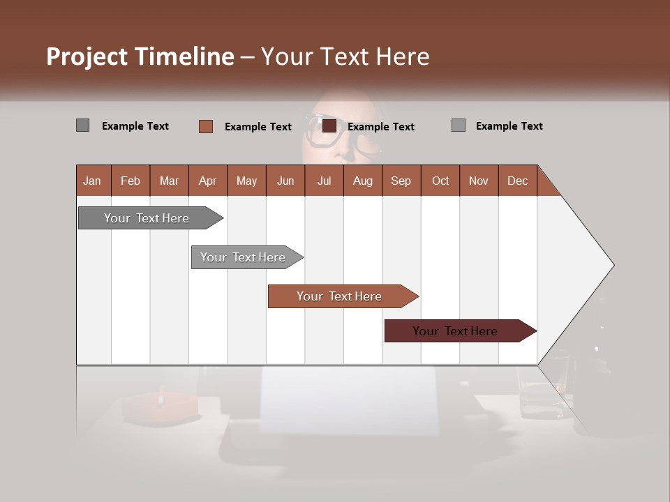 White Senior Calm PowerPoint Template